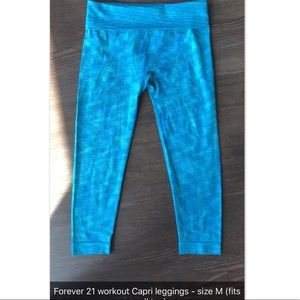 forever 21 athletic seamless Capri leggings